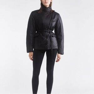 Filippa K Brand New Soft Sport Women's Black Belted Jacket